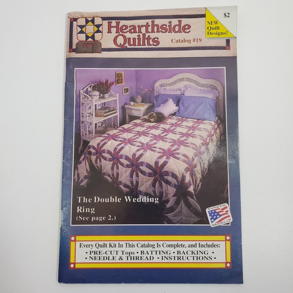 Hearthside Quilts Catalog Issue 19 Double Wedding Ring Vintage 1990s